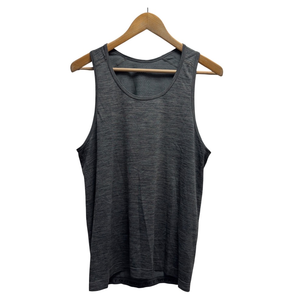 Lululemon Mens Size Small Athletic Gray Heather Metal Vent Tech 2.0 Tank Top euc
